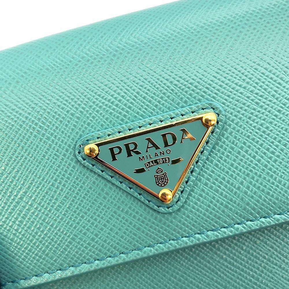 Prada Chain Shoulder Bag Saffiano Leather - Picture 10 of 12